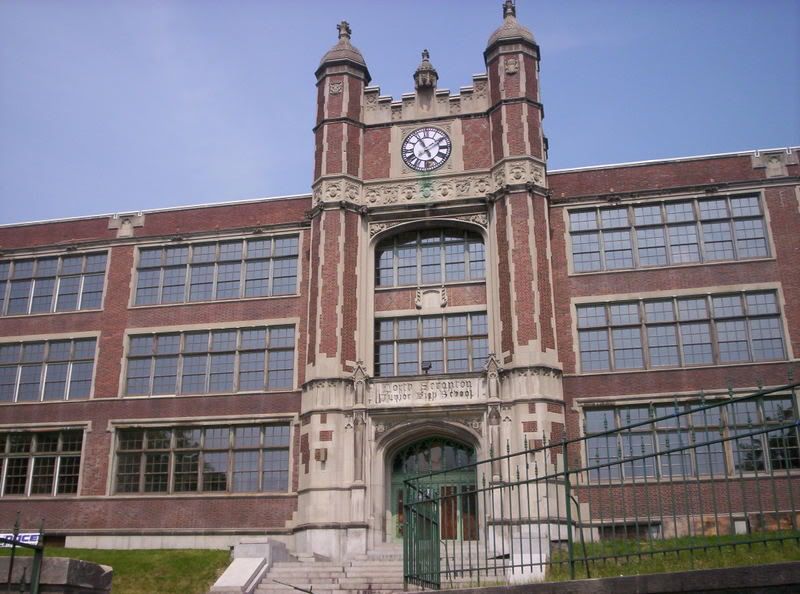 West Scranton High School...... (WilkesBarre, Pottsville city hall